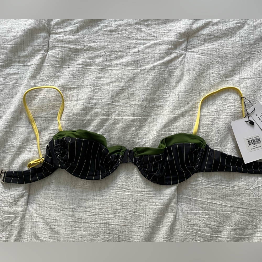 With Jean Bikini top